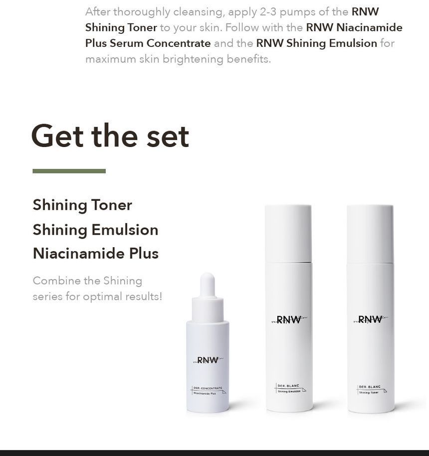 RNW-DER. BLANC glanzende toner