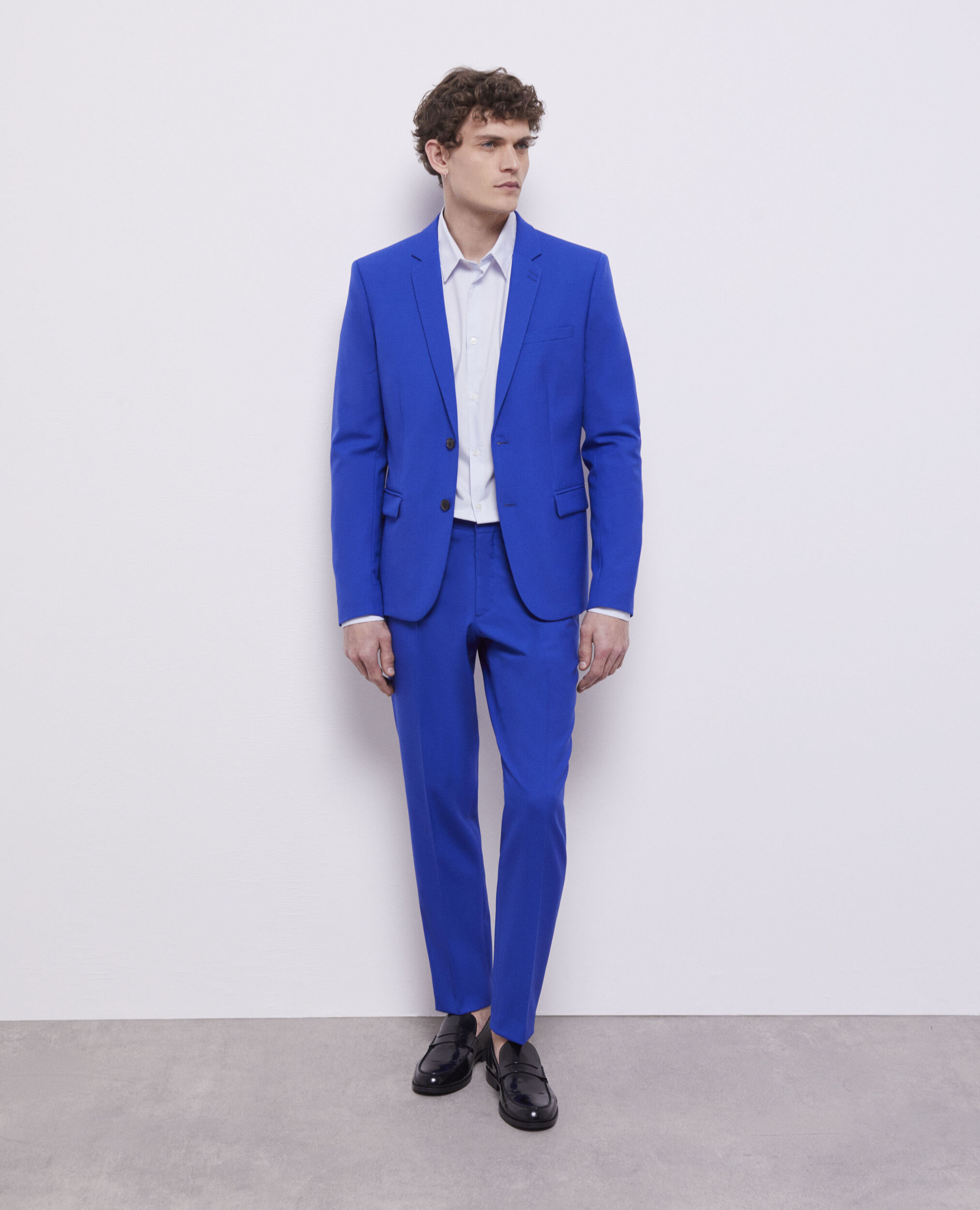 Veste de costume bleue