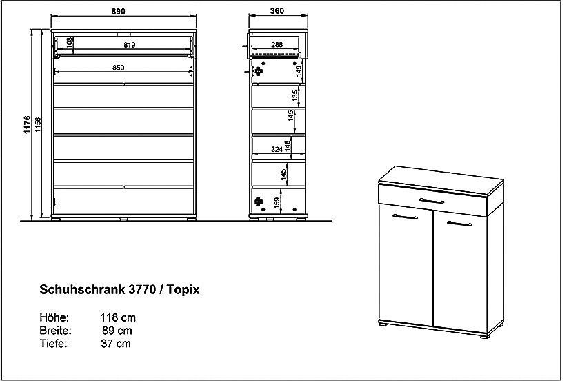 Schuhschrank TOPIX