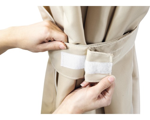 Zijpaneelset voor Costa paviljoen, beige