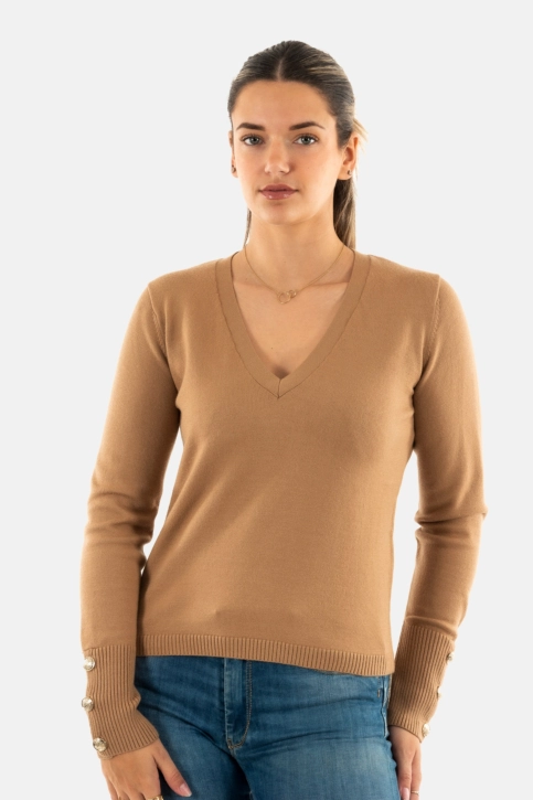 Pull hiver morgan 242-mgold camel