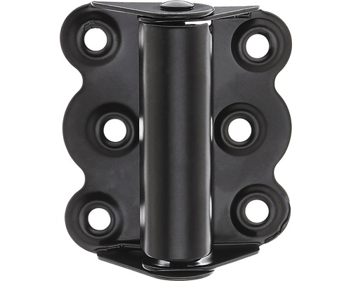 Zelfsluitend scharnier 73 x 65 mm, zwart