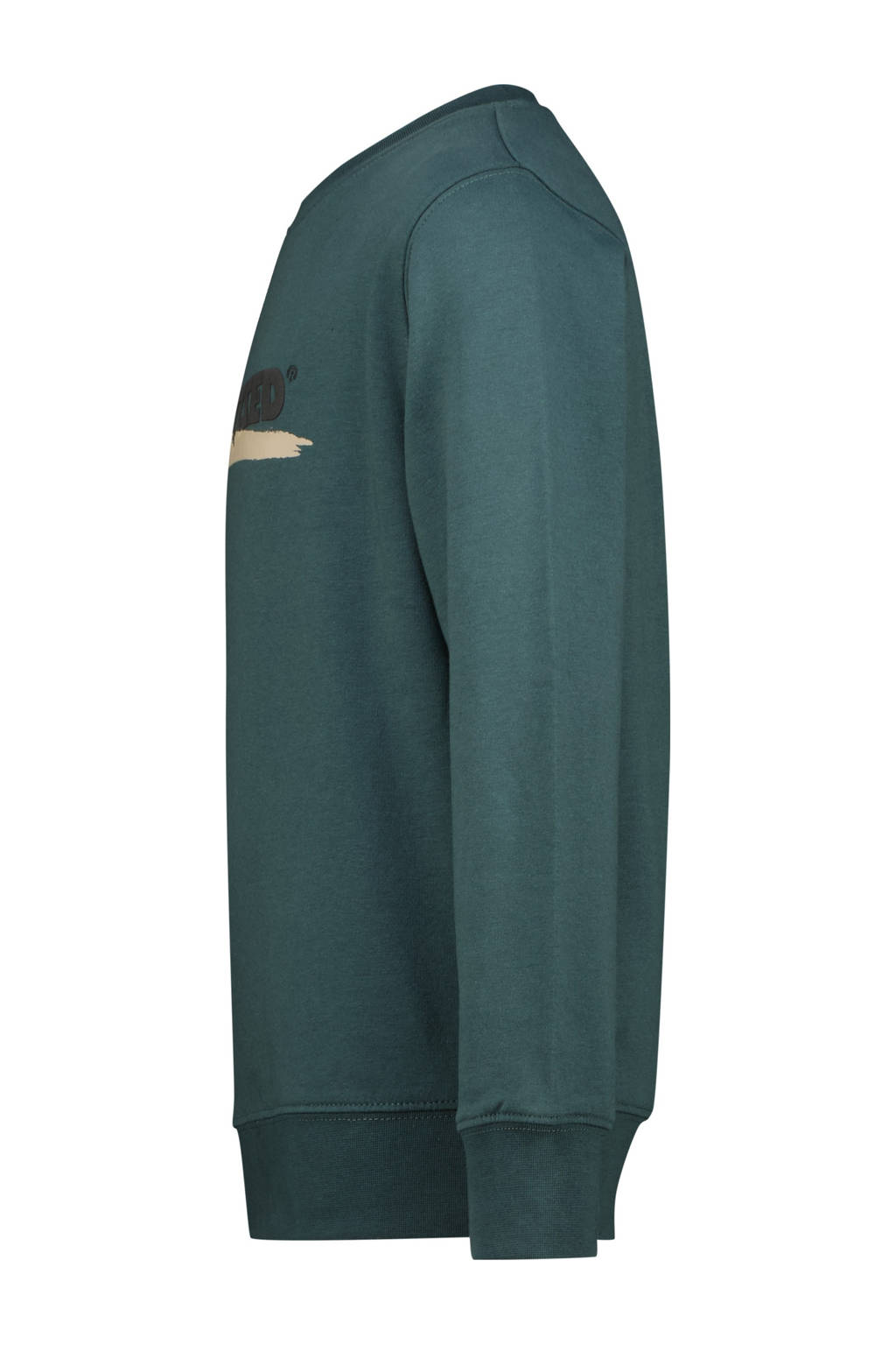 Raizzed sweater Novo met logo donkergroen