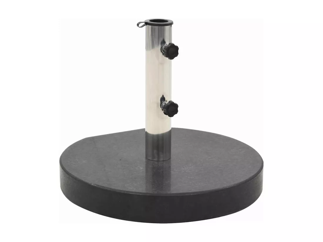 Socle de parasol Granite 28,5 kg Rond Noir