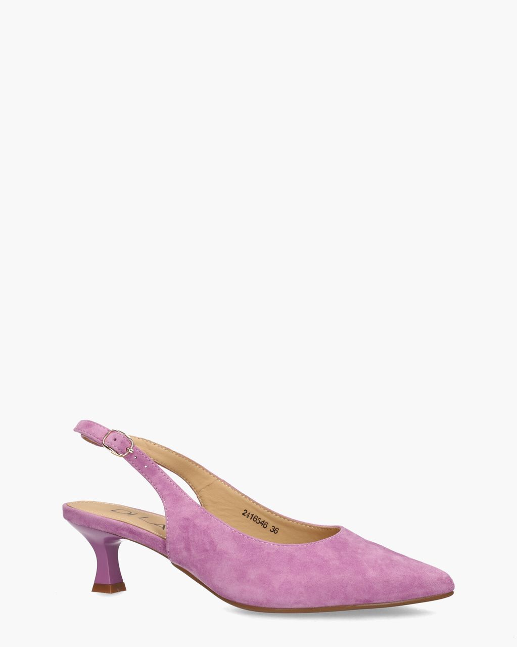 Di Lauro Rebecca Paars Dames Slingbackpumps