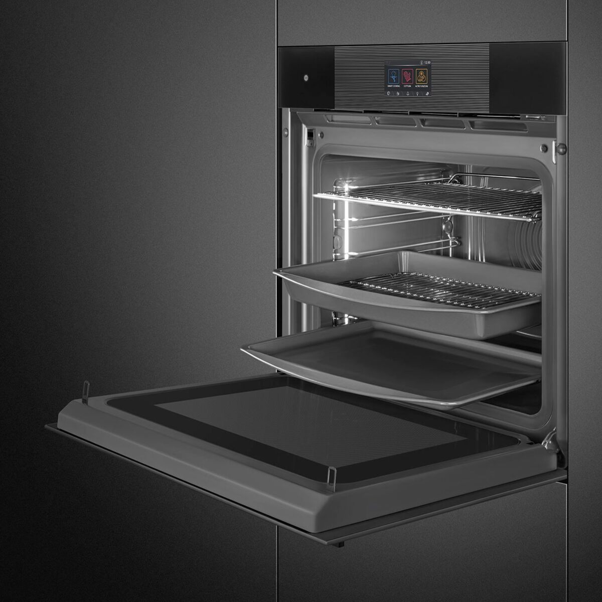 SO6104APB3 Linea integrert stekeovn 60 cm, svart