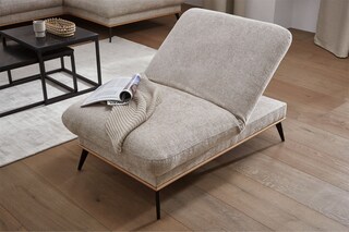 Hocker SANTORINI grau