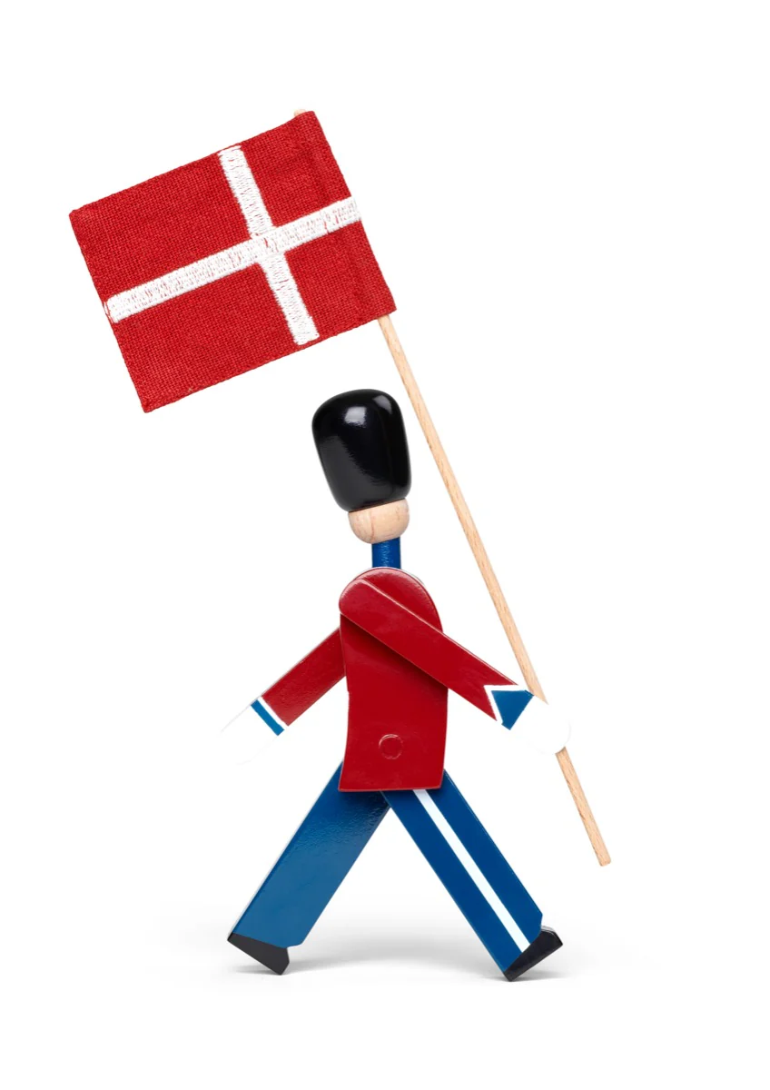 Kay Bojesen  Mini fanebærer - H: 14 cm.