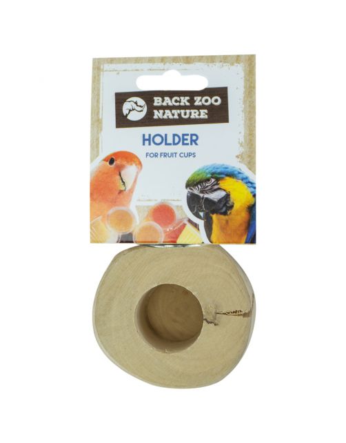 Back Zoo Nature Fruit Cups Houder Java - Kooi Accessoire - ca. 8-10 cm per stuk