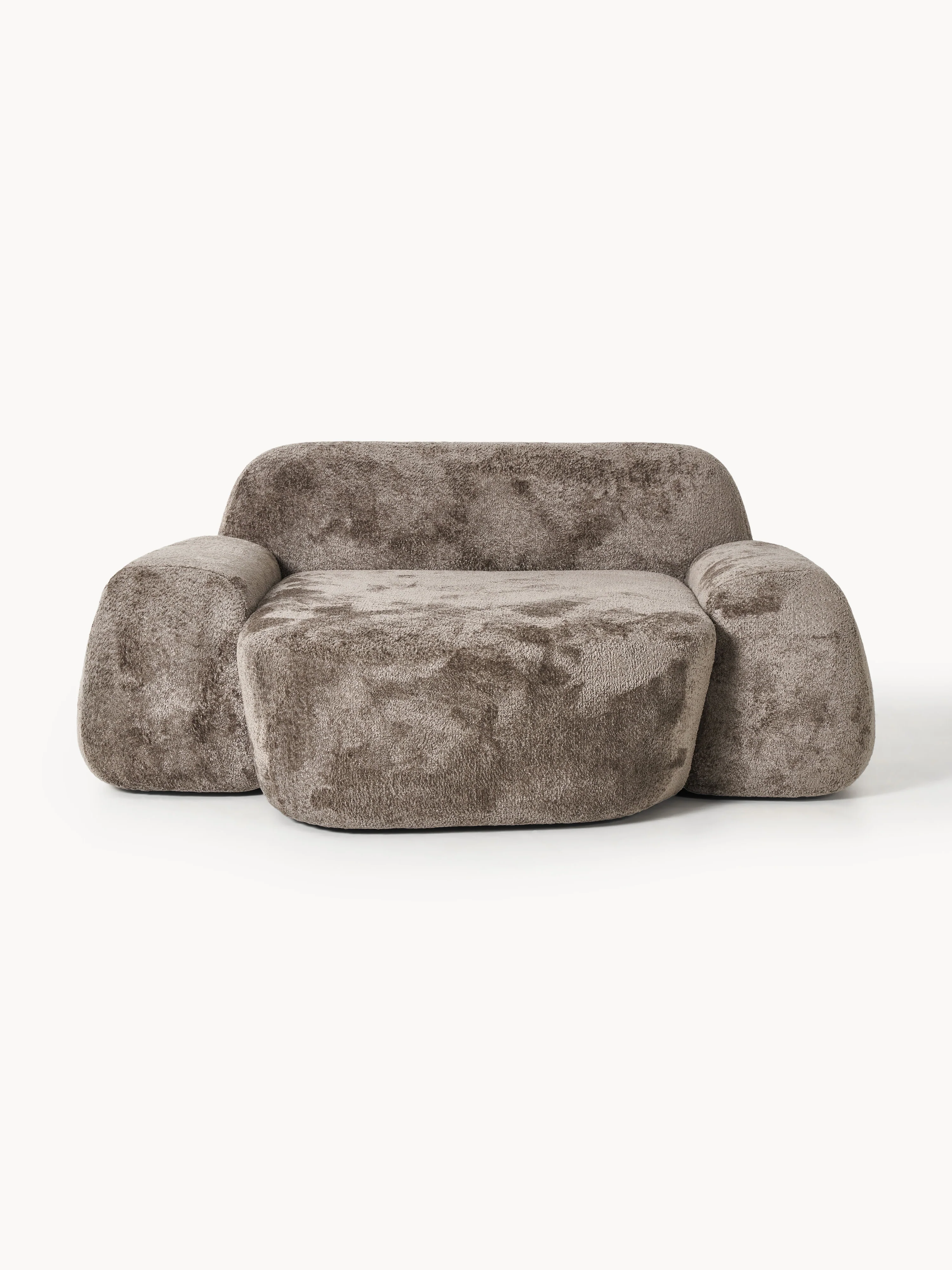 XL teddy bouclé loungestoel Wolke
