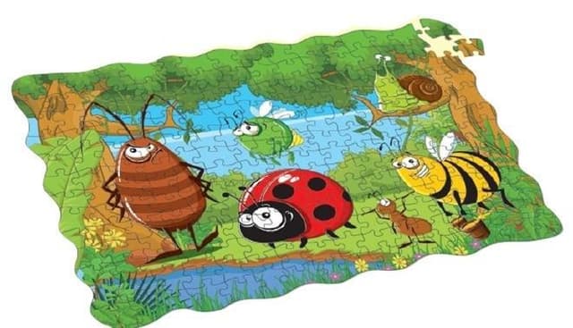 208-bit puslespil, Insekter