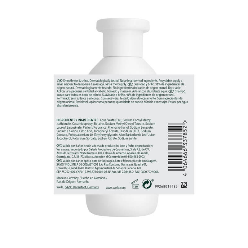 Shampooing régénérant Elements Renewing Wella 250ML