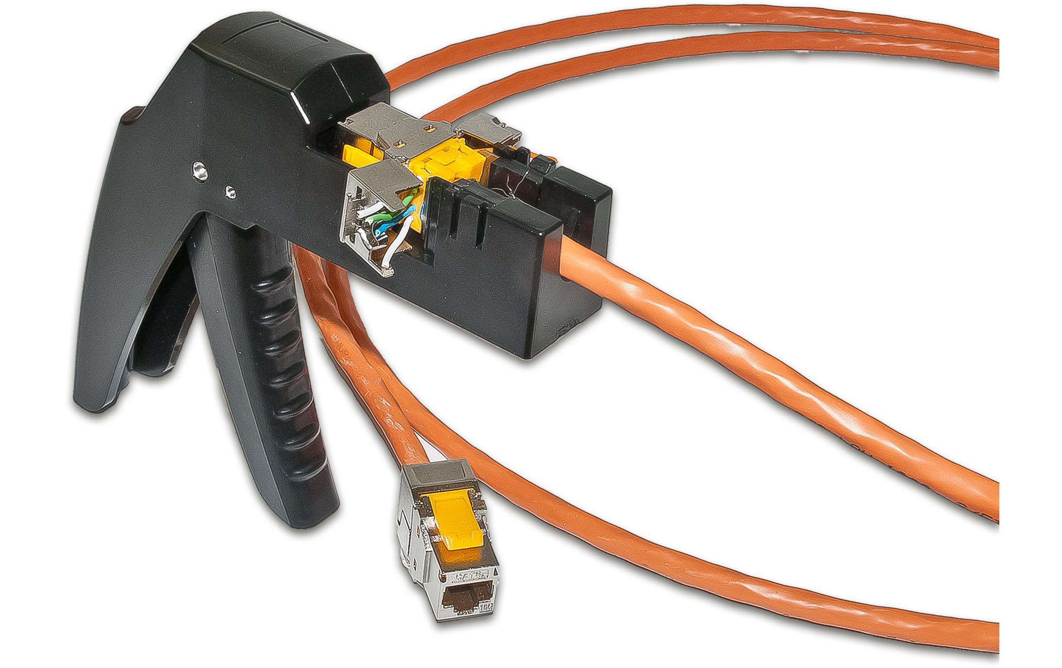 Montagewerkzeug Keystone für die VerkabelungWerkzeug um Keystone Module zu verkabeln
