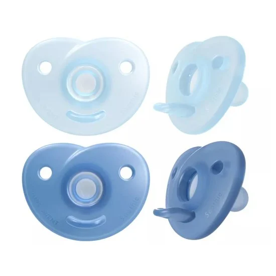 Lot 2 sucettes Soothie   Bleu clair        de               Philips