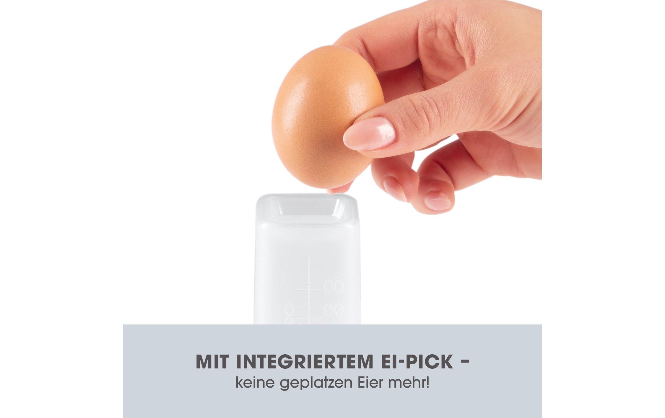 Eierkocher Kompakt 2.0 Silber, 2 EierKompakter Eierkocher