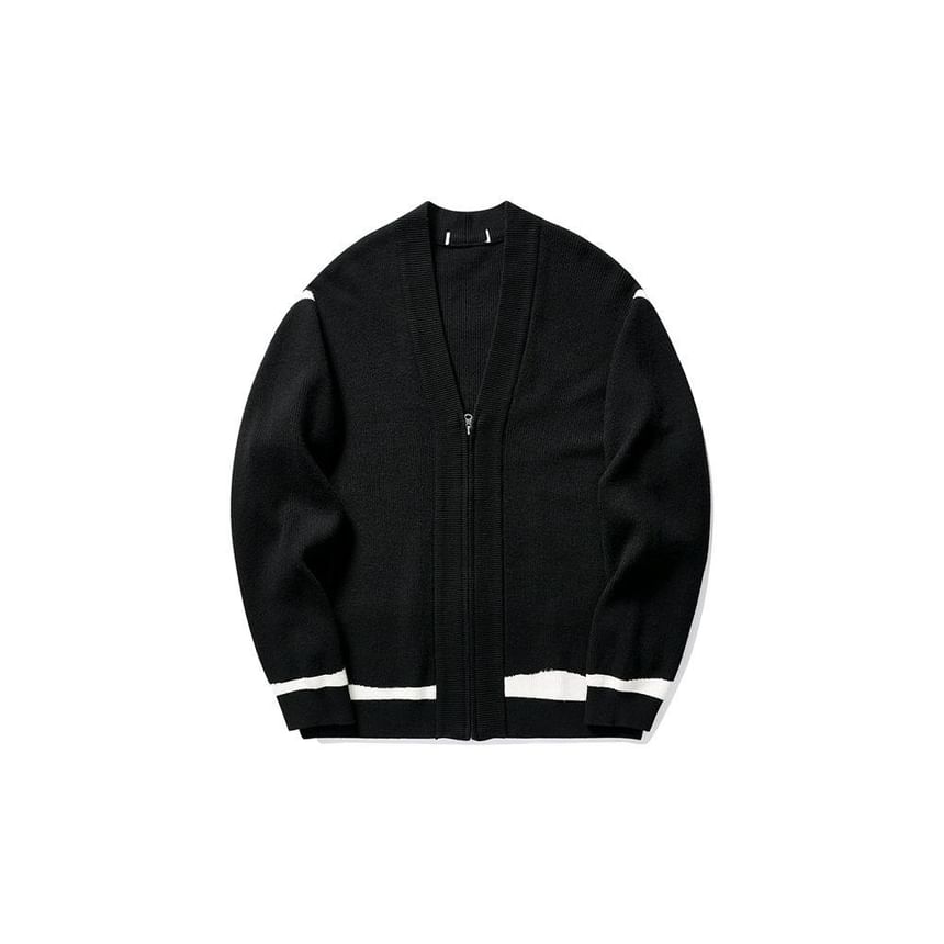 Phoneus - Tweekleurige cardigan met rits