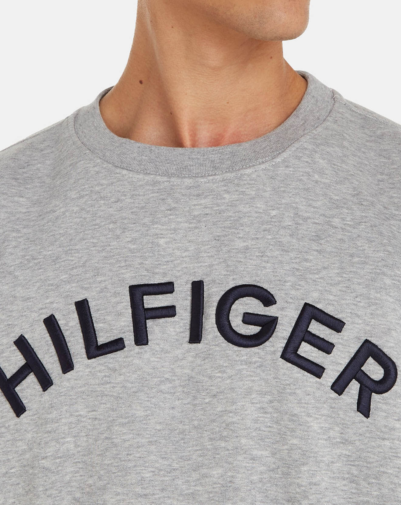 Tommy Hilfiger Sweat Arched gris clair