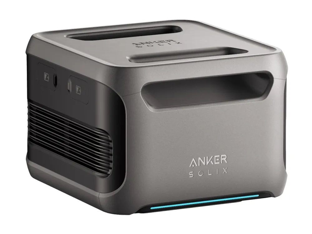 Anker SOLIX BP3800 - Transportabel strømstations ekstra batteri - litiumjernfosfat - 3840 Wh - Wi-Fi, Bluetooth