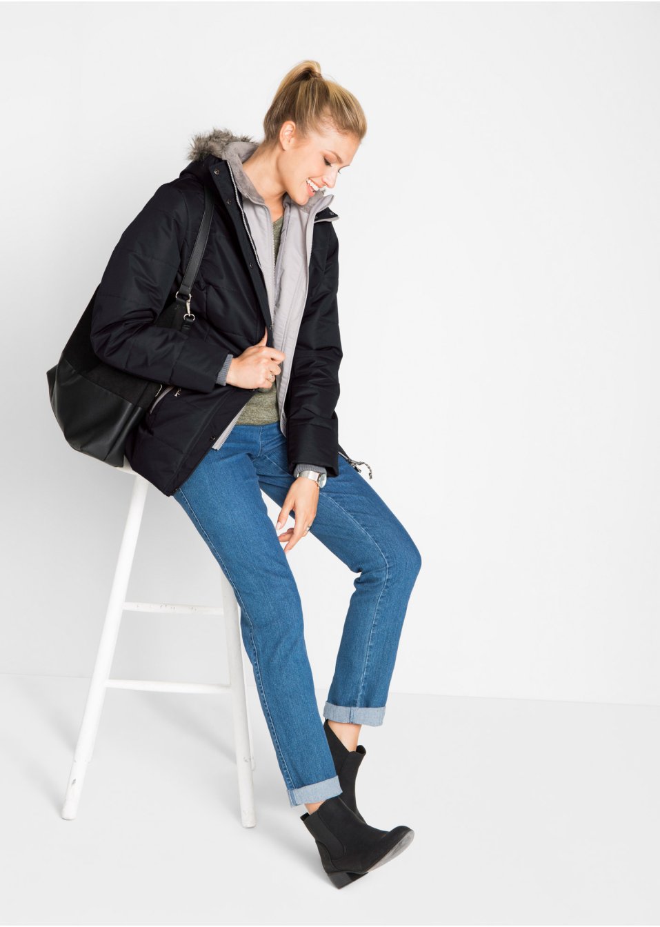 Veste d'hiver style 2 en 1
