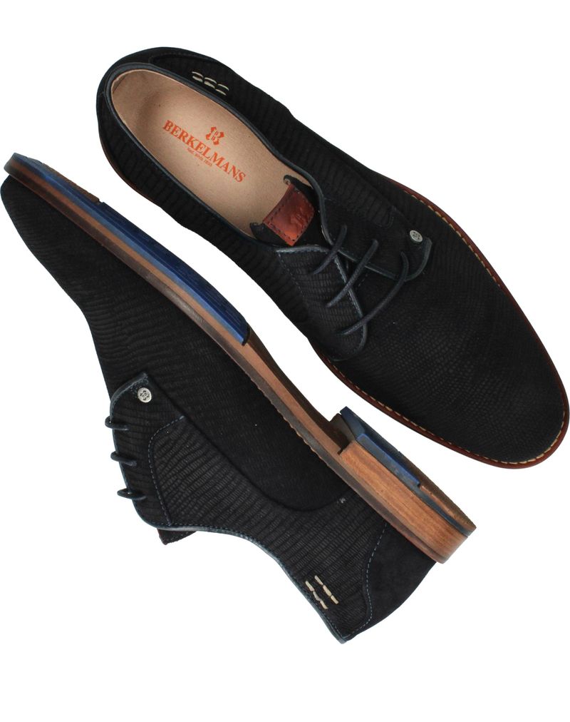 Berkelmans Posadas Veterschoenen Blauw