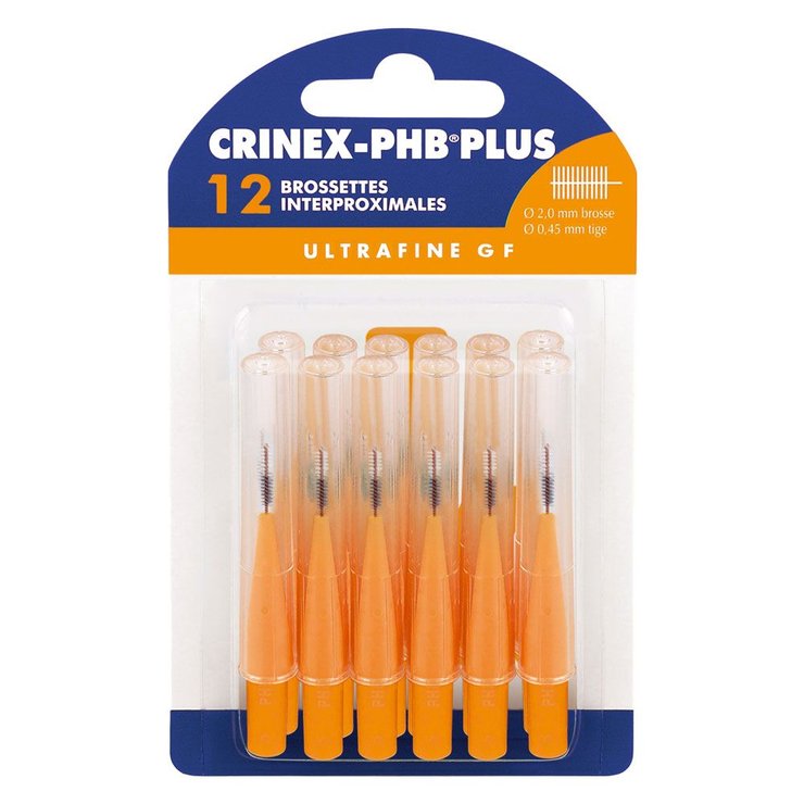 Brossettes Interdentaires 2.0mm Ultrafine X12 Phb Plus Gf Crinex