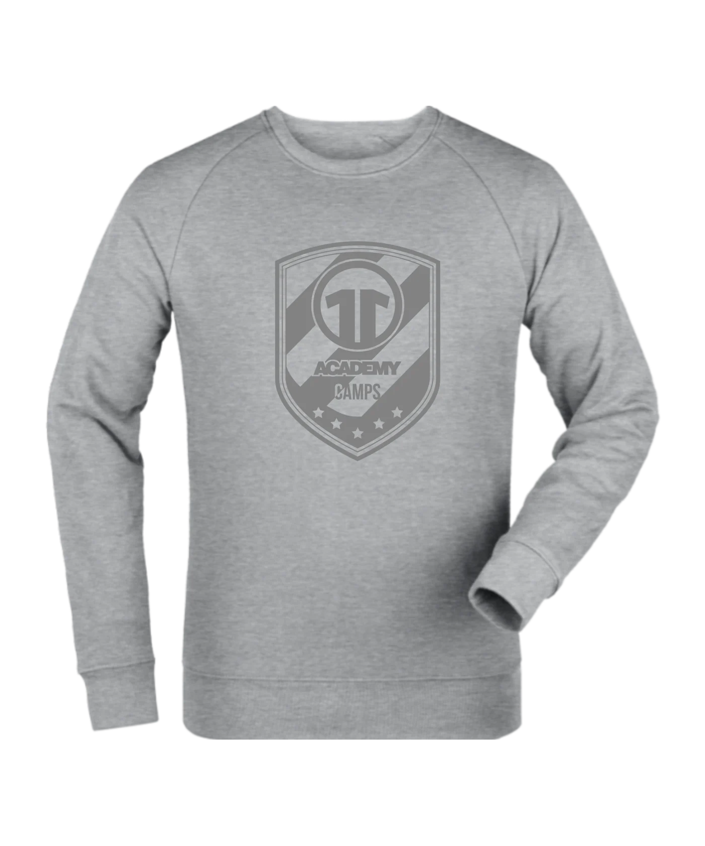 11ts Academy Sweatshirt Allgrey Grau