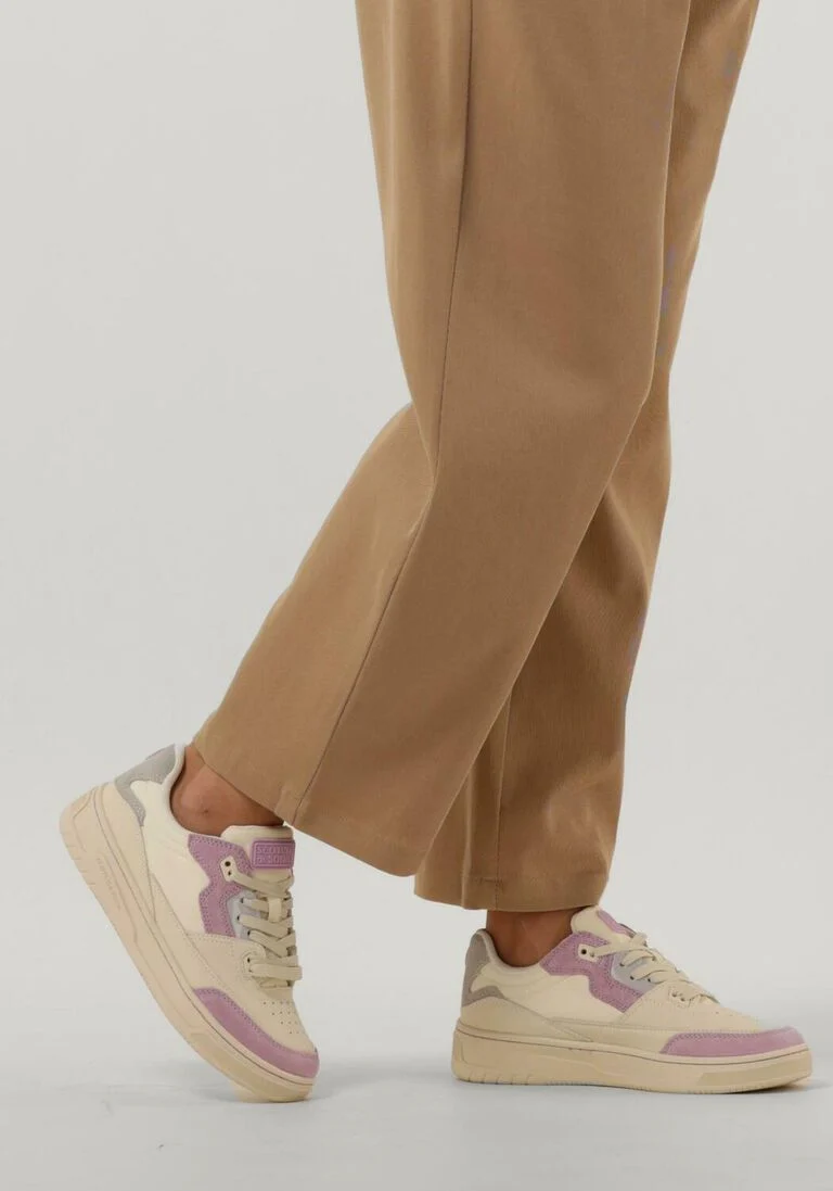 SCOTCH & SODA paarse scotch & soda lage sneakers elli