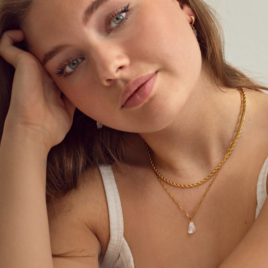 Timi Of Sweden Clear Quartz Necklace