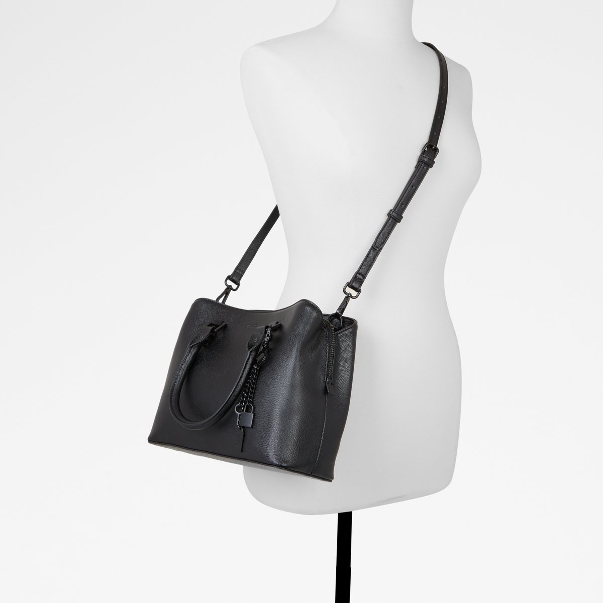 Legoirii Black Synthetic Epi Women Tote Bags