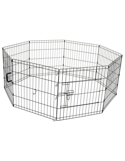 Adori Puppyren Zwart - Hondenbench