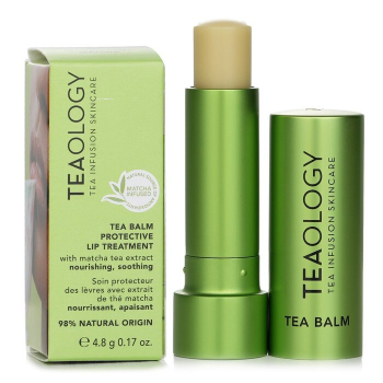 Teaology Bálsamo labial de chá matcha transparente  4.8g/0.17oz