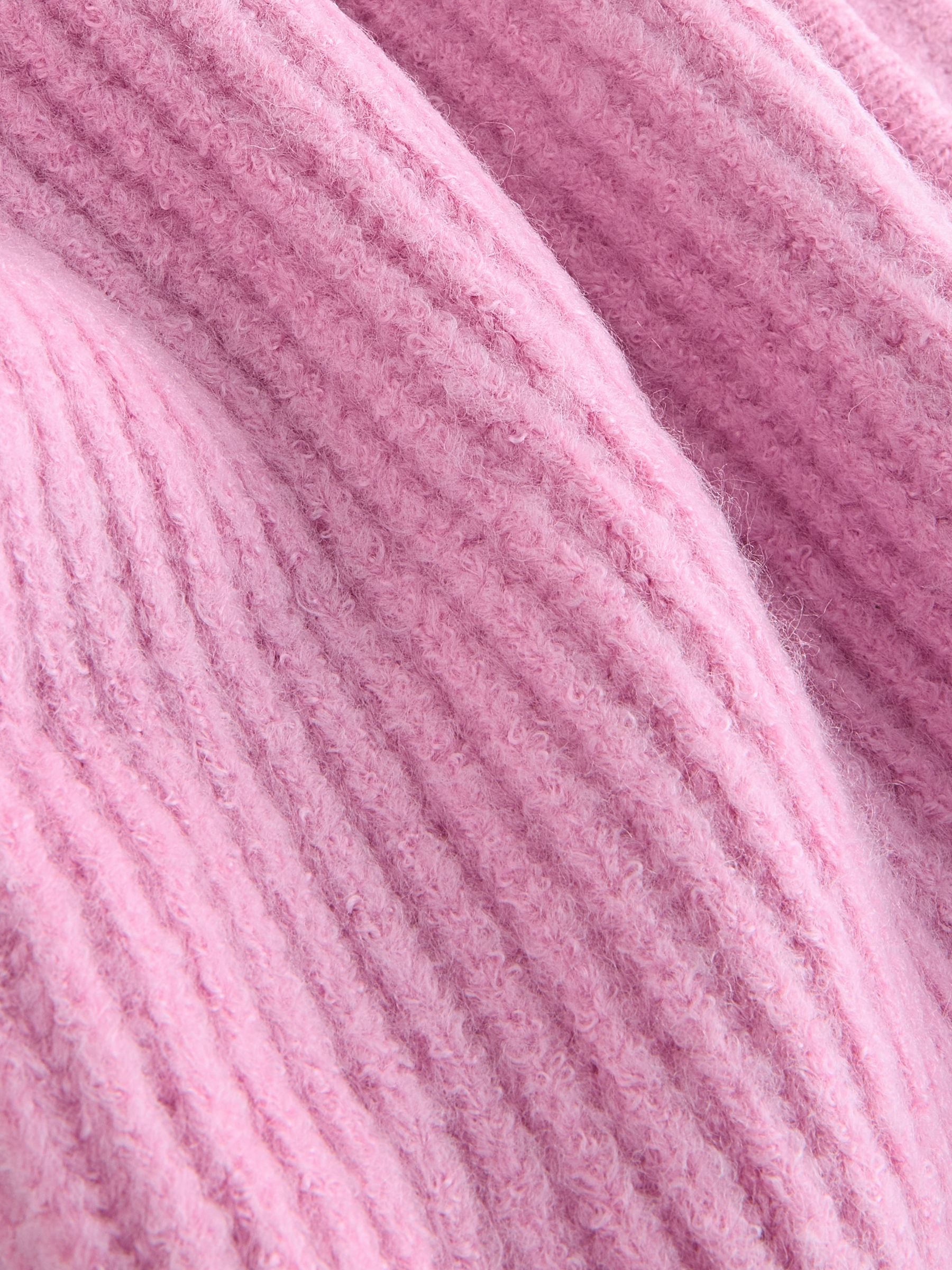 Roze - Ribbed Bonnet Hat