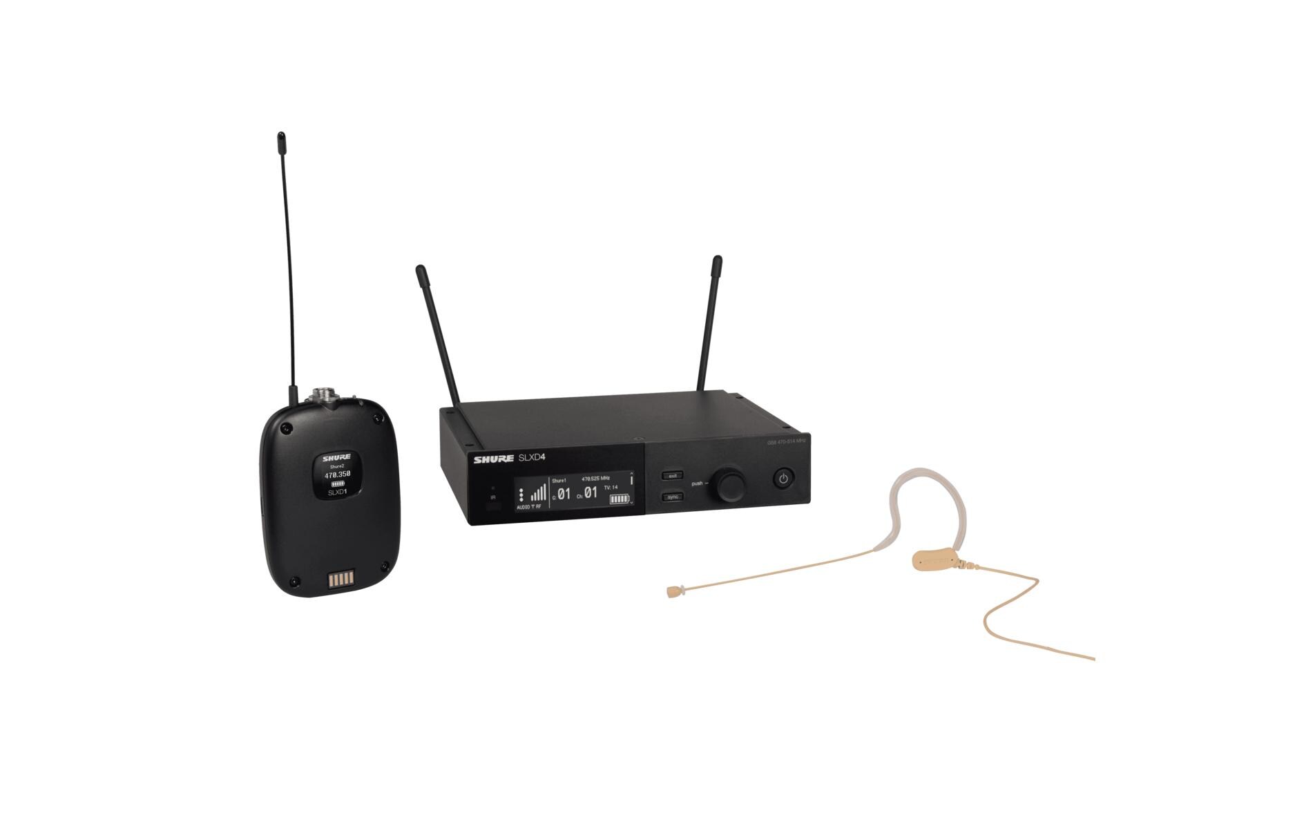 Funksystem SLXD14E/153T-J53<br>Taschensender-System mit Headset
