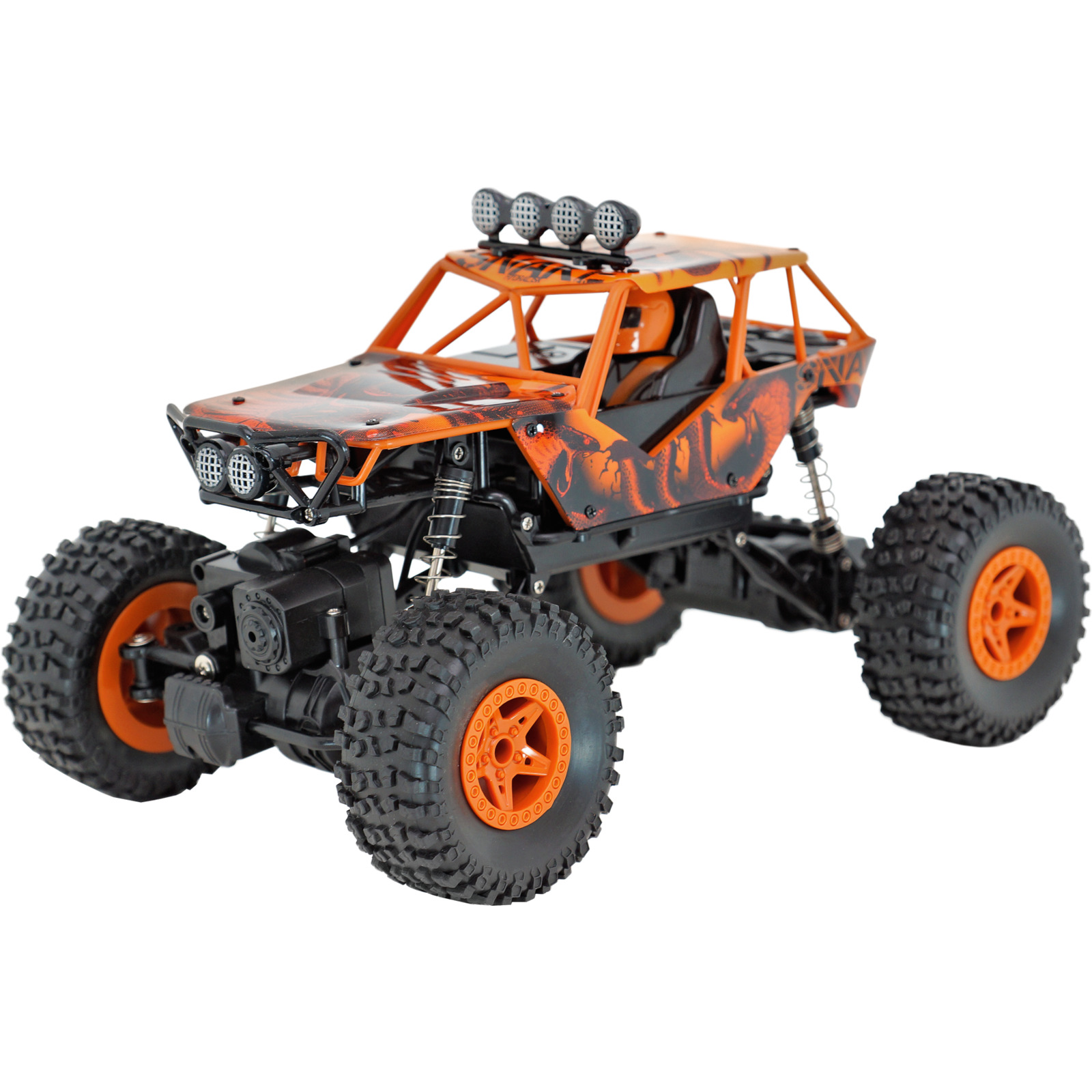 RC Climbing Car 1:16 orange 4CH 2.4G