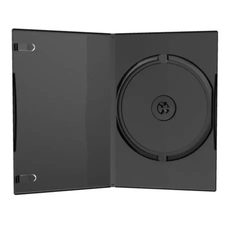 MediaRange DVD CD Hüllen slim 7mm black, 25 Stück