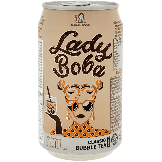 Madam Hong Lady Boba Bubbelthee Drank Originele Smaak 315ml
