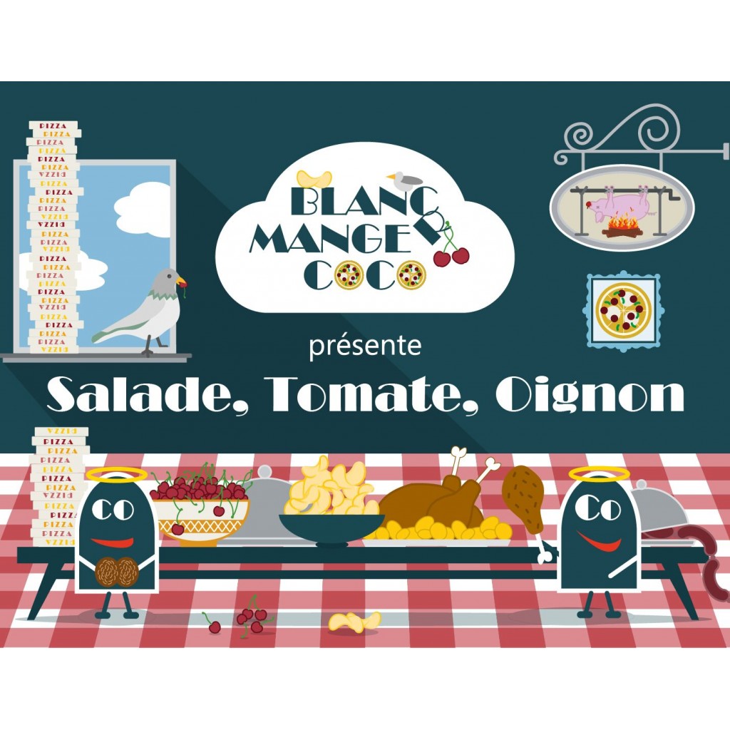 Blanc Manger Coco - Extension Salade, Tomate, Oignon