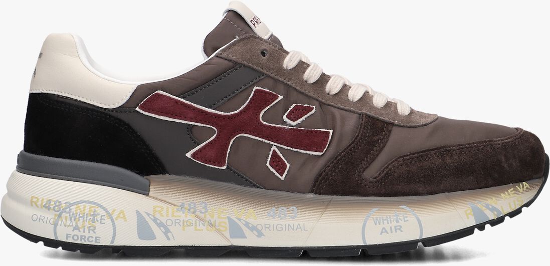 bruine premiata lage sneakers mick