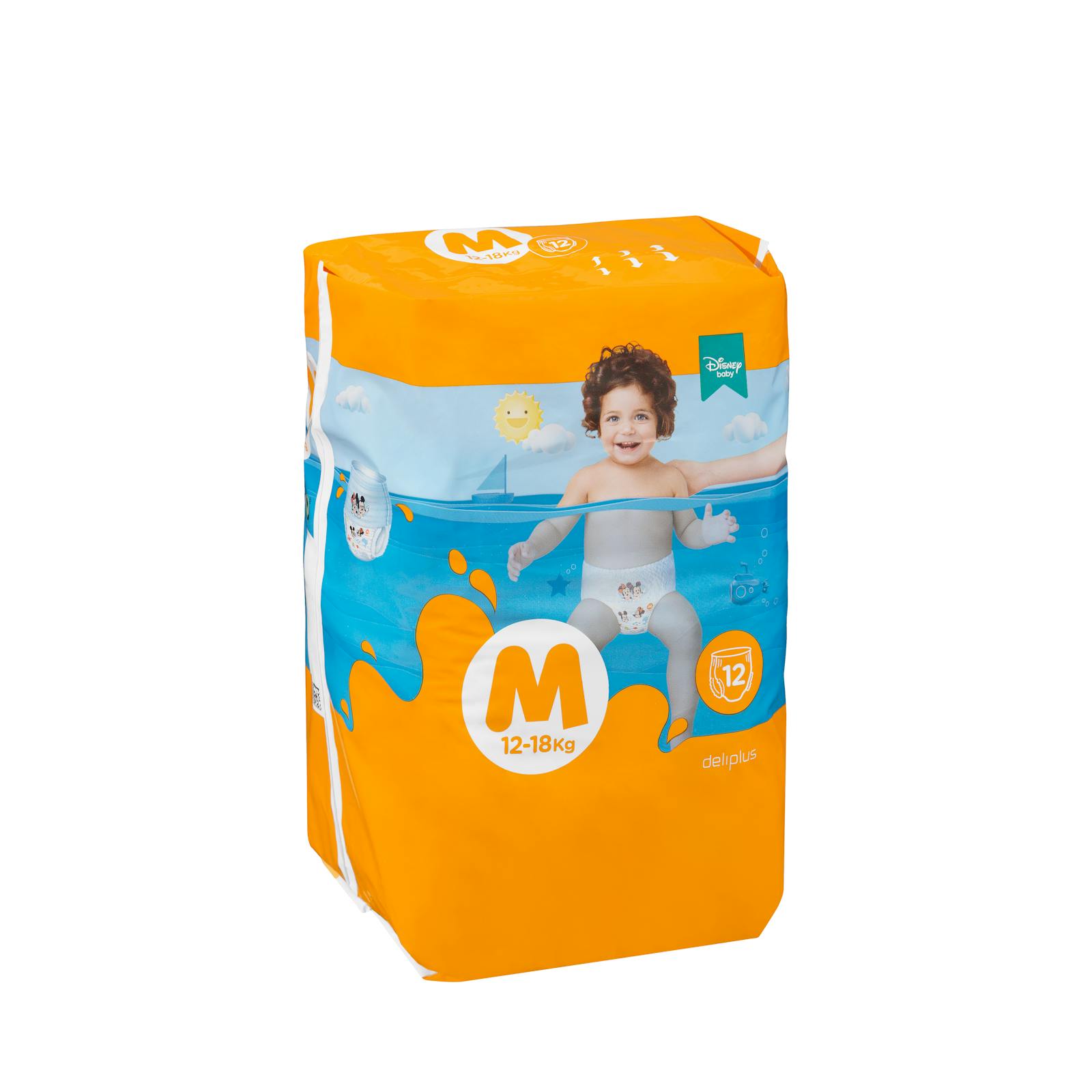 Couche de bain jetable Deliplus taille M pour 12-18 kg