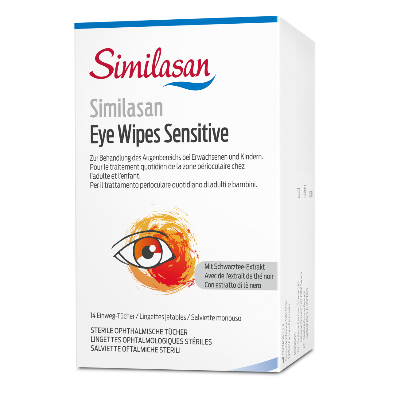SIMILASAN Eye Wipes Sensitive Btl 14 Stk