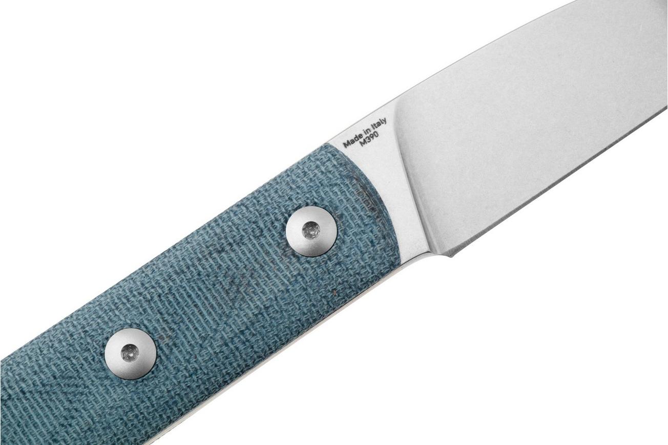 StraightLine Ally AL-DC Denim Canvas Micarta, vaststaand mes