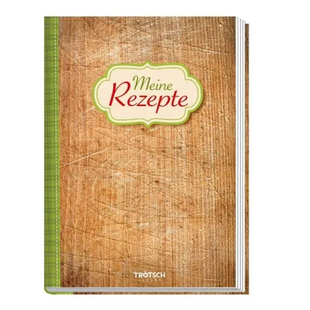 Trötsch Meine Rezepte Holz A5 120 Seiten