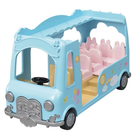 Sylvanian Families 5317 - Le bus arc-en-ciel des bébés