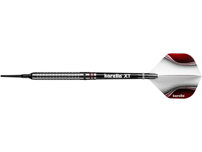Karella Dartpfeile Softdart Shotgun 18g, 3 Stück – Silber 80% Tungsten Dartpfeile