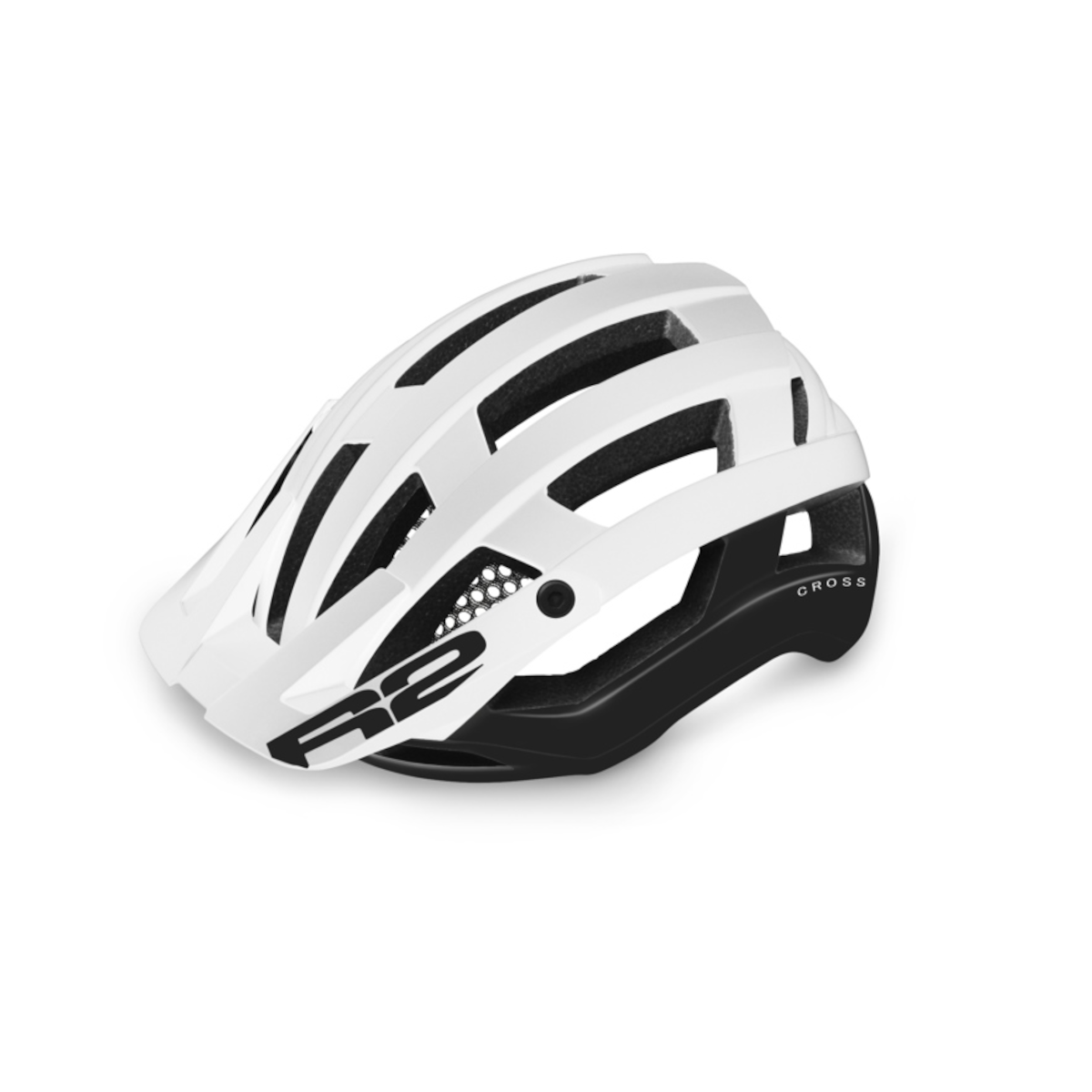 R2 cross fietshelm - white
