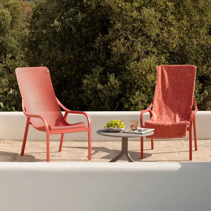 Nardi - Telo Mare Net Lounge Strandtuch, 158 x 60 cm, corallo