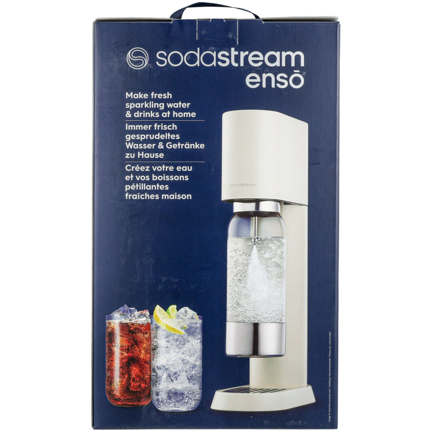 SodaStream Enso inkl. Flasche & Zylinder sand