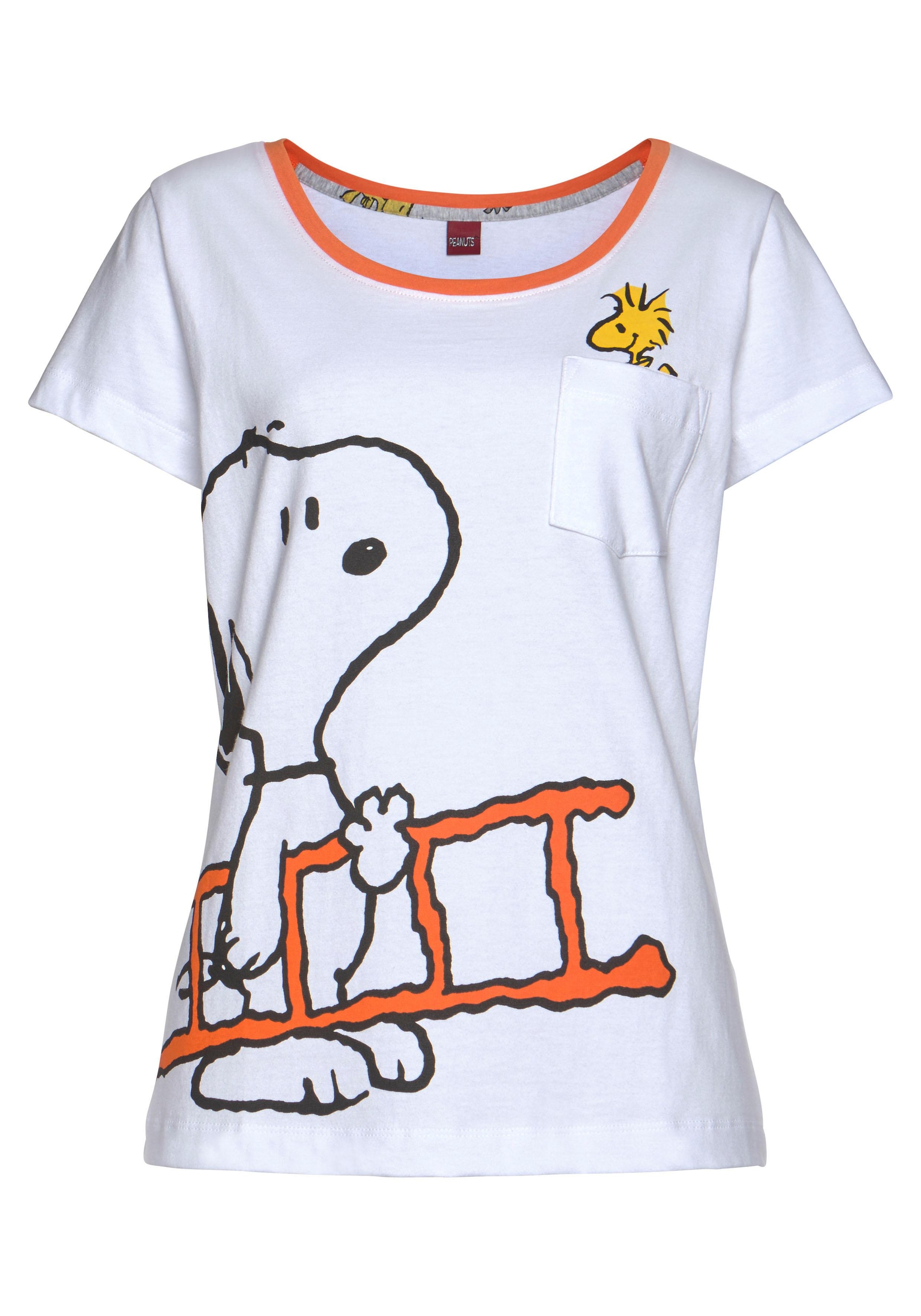 Peanuts Pyjama, 2 Stk. mit Snoopy und Woodstock Druck