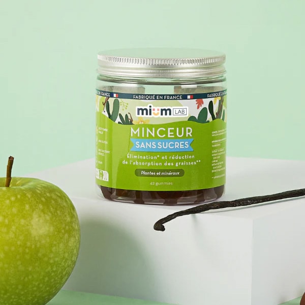 Cure gummies minceur - Pomme & vanille - Sans sucres - 3 mois