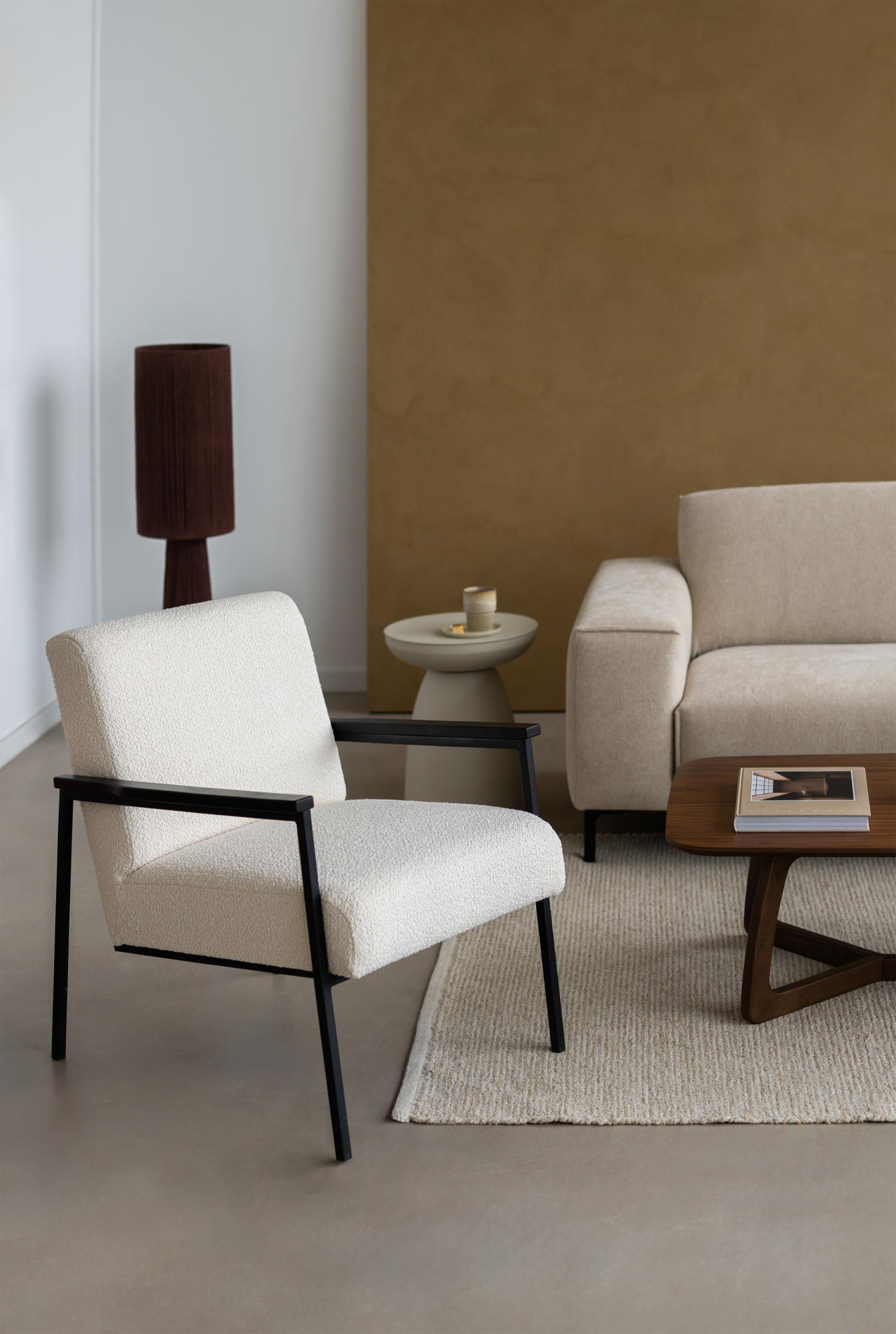 Fauteuil Rosie ecru